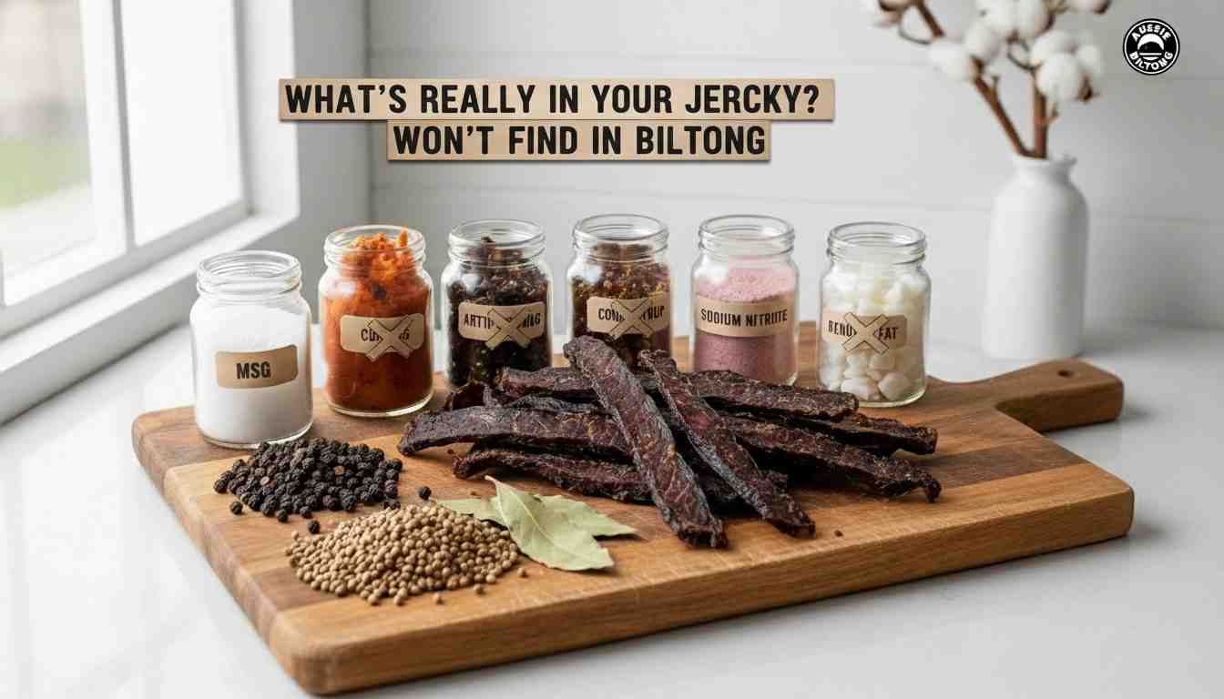 What's REALLY in Your Jerky? 5 Shocking Ingredients You Won't Find in Biltong